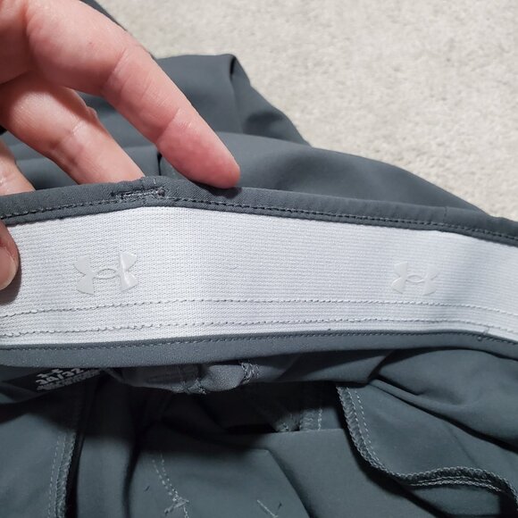 UNDER ARMOUR UA Drive Straight Leg Golf Pants Stretch Downpour Grey Men 34 x 32" - Picture 9 of 15